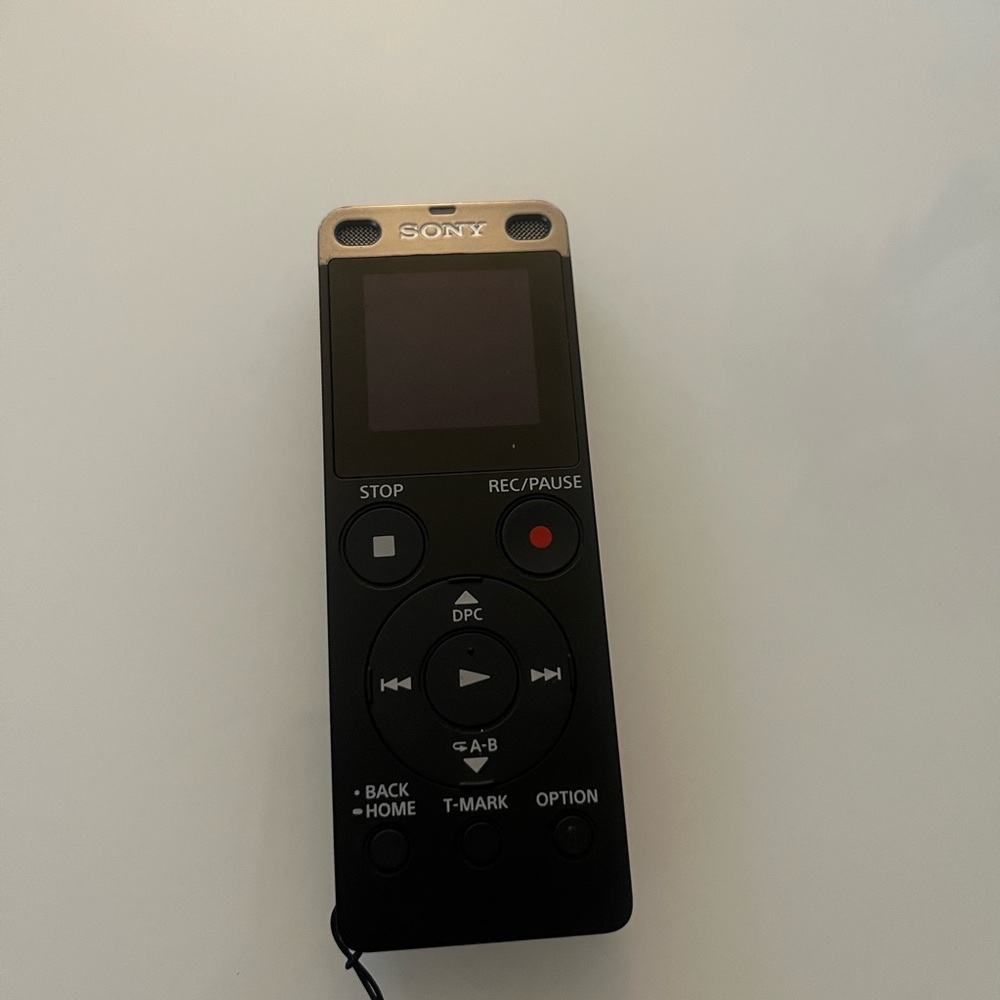 Sony Black and Silver Digital Voice Recorder